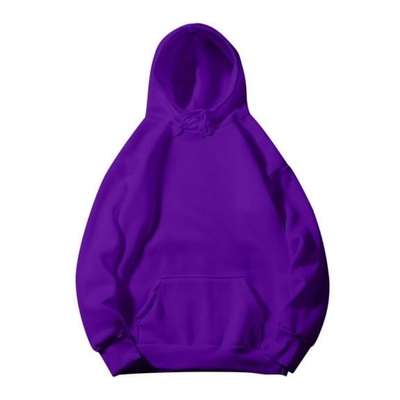 Hoodies for Women Basic Fleece Sweatshirt with Hood Long Sleeve Pullover Sweaters Loose Solid Hoody Essential Hoodie Womens s Hooded Tops Autumn Winter Tunics Lady Teen Clothes