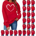 thumbnail image 1 of Sweatshirt for Women Valentines Day Casual Comfortable Plus Size Heart Printed Sweatshirt Trendy Loose Long Sleeve Crew Neck Pullover Blouse Tops, 1 of 10
