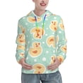 thumbnail image 1 of Hoodies for Women - Cute Duck Comfrt Colour Drawstring Women'S Fashion Hoodies & Sweatshirts, Fall Outfits Clothes for Women 2024 Pullover with Kangaroo Pocket, 1 of 7