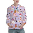 thumbnail image 1 of Hoodies for Women - Fashionable Cats Comfrt Colour Drawstring Women'S Fashion Hoodies & Sweatshirts, Fall Outfits Clothes for Women 2024 Pullover with Kangaroo Pocket, 1 of 7