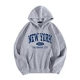 thumbnail image 1 of Hoodies for Women Hoodie with Pockets Women Short Sleeve Hoodie Casual Woman's Hoodies plus Size Sweater Quarter Zip Hooded Sweater Lightweight Womens Pullover 3/ 4 Zip Light Gray S, 1 of 2