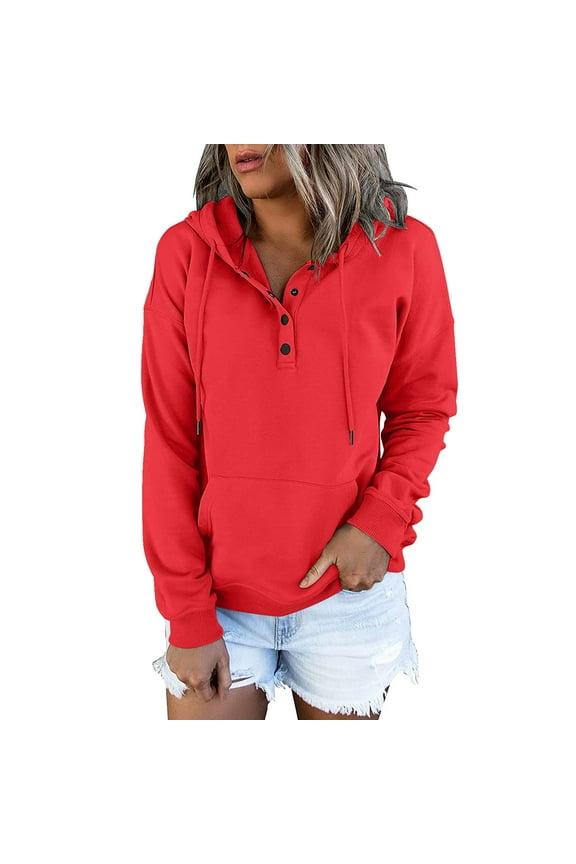 Hoodies for Women Long Sweatshirt with Slits Cropped Sweaters Women Alien Sweatshirt Hoodie Cute Pullovers for Long Sweater Knit Turtleneck New Year Sweater with Hoodie Woman Warm Red 2XL