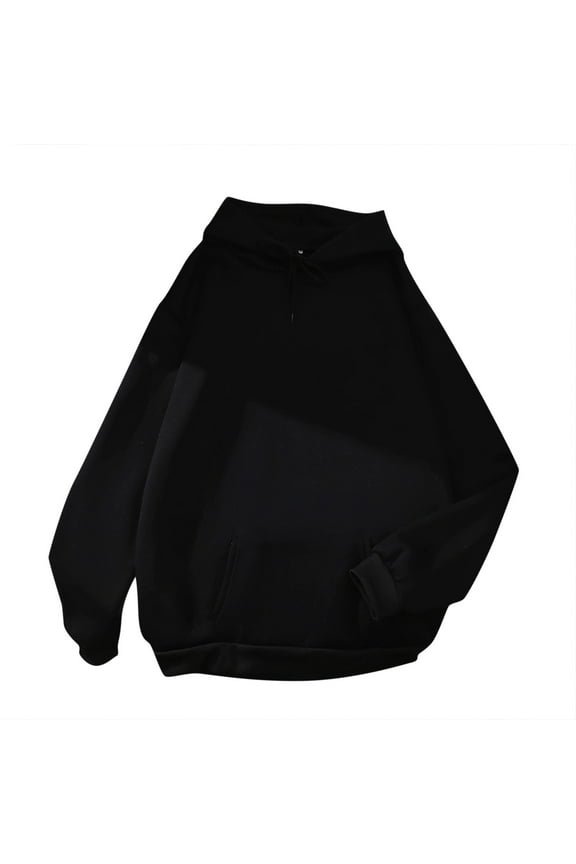 Hoodies for Women Pullover Quarter Sleeve Shirt Little Fuzzy Three Quarter Sleeve Sweater Running Tops Women Ladies Soccer Sweatshirt Womens Heavy Sweatshirts Lightweight Womens Pullover Black S