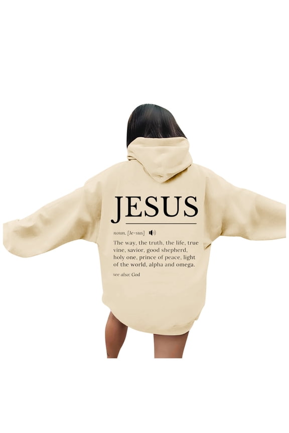 Hoodies for Women Sweatshirt with Hoodie Soft Pullover Women Heavy Sweatshirts Hood Sweaters Three Quarter Sleeve Sweater Womens Sweatshirt Pullover Hoodie Leggings Lightweight Zippe Beige 2XL