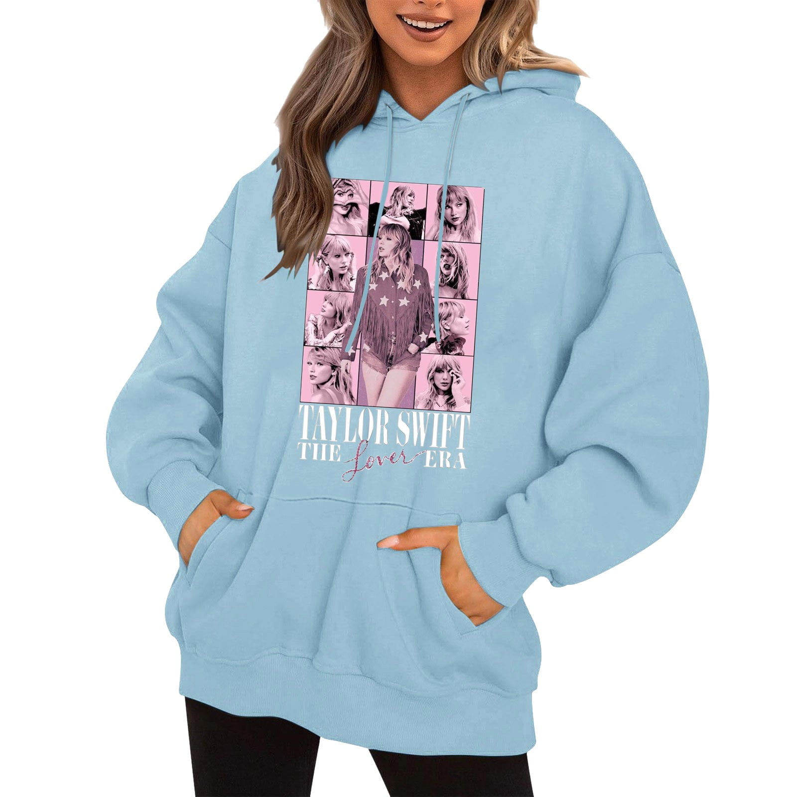 Hoodies for Women Trendy Graphic Long Sleeve Ladies Oversized Hoodies