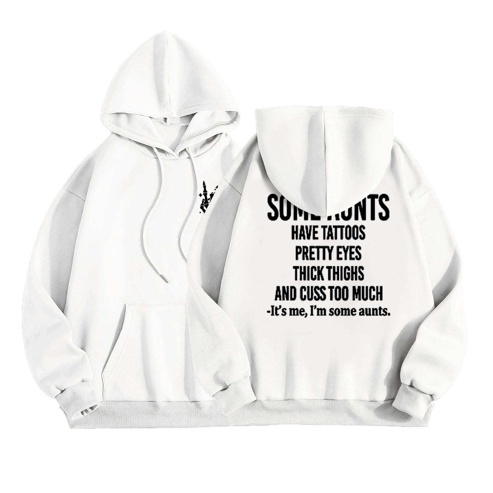 Double pocket long sleeve hoodie sweatshirt hot sale