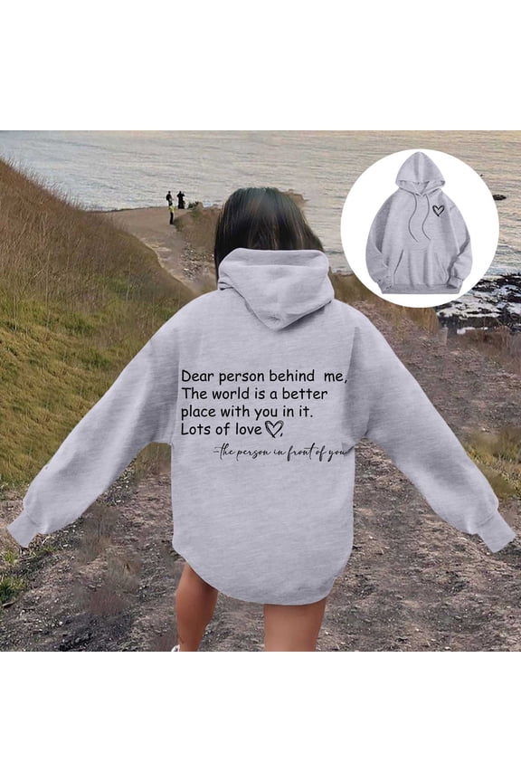 Hoodies For Women Word Graphic Sweatshirts For Women Vintage Hoodie Trendy Sweatshirts Preppy Clothes Long Sleeve Sweatshirt Tops Womens Sweatshirt Jacket Snap Pullover Women Jacket Dresses Casual