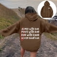 thumbnail image 1 of Hoodies For Women Word Graphic Sweatshirts For Women Vintage Hoodie Trendy Sweatshirts Preppy Clothes Long Sleeve Sweatshirt Tops Womens Thick Hoodie Women Sweatshirts Pullover Womens Plain Hoodie, 1 of 4