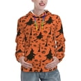 thumbnail image 1 of Hoodies for Women - halloween witch print Comfrt Colour Drawstring Women'S Fashion Hoodies & Sweatshirts, Fall Outfits Clothes for Women 2024 Pullover with Kangaroo Pocket, 1 of 7
