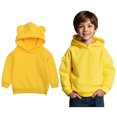 thumbnail image 1 of Hoodies Yellow Hoodies Long Sleeve Casual Basic Pullover Sweatshirt Hoodie Warm Fall Winter Clothes Girls 6-9 Months Clothes Boys Girls Fashion, 1 of 8