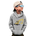 thumbnail image 1 of Hoodies for Boys 10 12 Car Printed Drop Shoulder Hooded Tops Comfortable Trendy Crewneck Cute Sweatshirt for Kids,A3-Grey,8-9 Years, 1 of 6