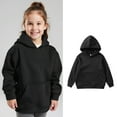 thumbnail image 1 of Hoodies for Boys Black Hoodie Lightweight Long Sleeve Hoodies Fall Winter Clothes Size 8-10 Years Girls Clothes, 1 of 5