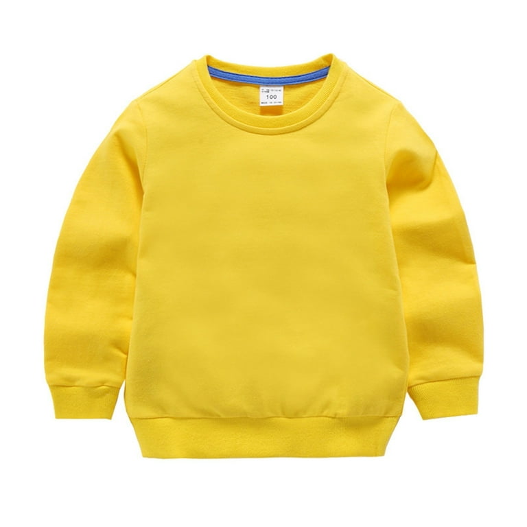 Baby yellow crew neck store