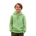 thumbnail image 1 of Hoodies for Boys Kids Green Hoodies Casual Long Sleeve Sweatshirts Fall Clothes r Girls Clothes 5-6 Years Boys Girls Fashion, 1 of 5