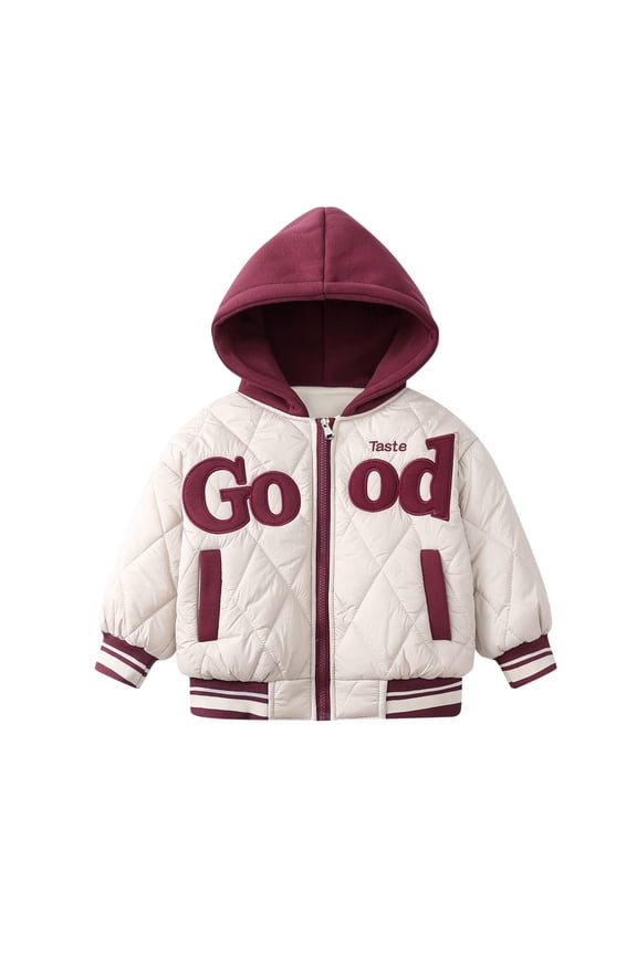 Kids Hoodie Jacket Boys Girls Full Zip Hooded Sweatshirt Warm Long Sleeve Outerwear with Pockets for Daily Wear