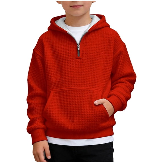 Hoodies for Boys Long Sleeve Lightweight Casual Pullover Hooded Sweatshirt