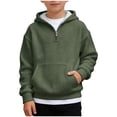 thumbnail image 1 of Hoodies for Boys Long Sleeve Lightweight Casual Pullover Hooded Sweatshirt, 1 of 8