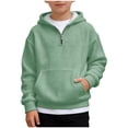 thumbnail image 1 of Hoodies for Boys Long Sleeve Lightweight Casual Pullover Hooded Sweatshirt, 1 of 8