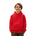 thumbnail image 1 of Hoodies for Boys Red Hooded Casual Long Sleeve Hoodies Winter Clothes Little Girls Clothes 7-8 Years Boys Girls Fashion, 1 of 4
