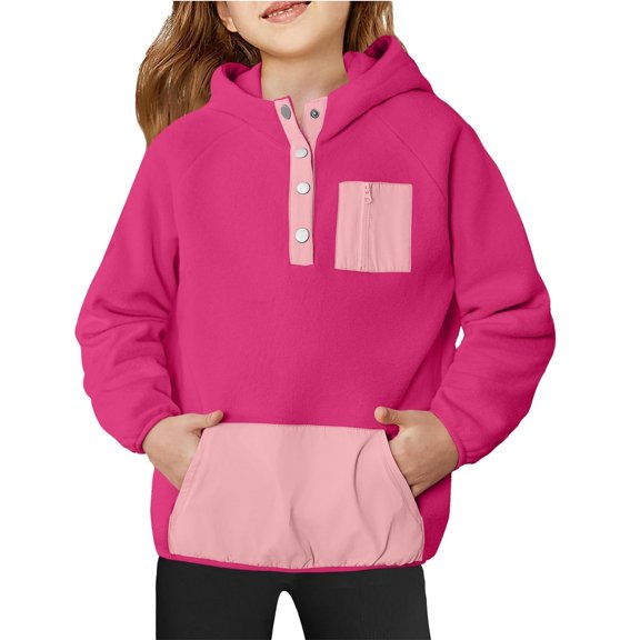 Hoodies for Boys Tween Pink Hooded Long Sleeve Casual Basic Pullover Sweatshirt Hoodie Winter Clothes Tween Boy Clothes 11-12 Years