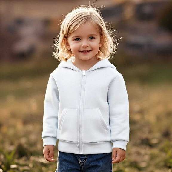 Hoodies for Boys White Zip up Hoodies Long Sleeve Pullover Hoodie Sweatshirt Fall Winter Clothes Boy Clothes 7-8 Years