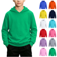 thumbnail image 1 of Hoodies for Boys and Girls Lightweight Solid Color Hooded Sweatshirt Kids Casual Loose Fit Long Sleeve Pullover Hoodie, 1 of 10