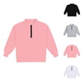 thumbnail image 1 of Hoodies for Girls Girls' 1/4 Zipper Sweatshirts Casual Oversized Long Sleeve Pullover Tops Cute Half Zipper Hoodie Sweater Hoodies for Girls, 1 of 9