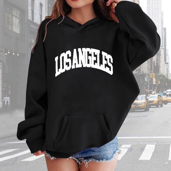 Hoodies for Girls Kids Girls Sports Shirt Boy Girl Casual Hoodie Pullover Hooded Sweatshirt with Pocket Suitable for Girls Boys Black 5-6 Years