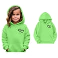 thumbnail image 1 of Hoodies for Girls Valentines Day Sweatshirt Long Sleeve Casual Heart Sweatshirt Crew Neck Sweatshirt Pullover 5-6 Years Girl Clothes, 1 of 4