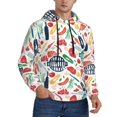 thumbnail image 1 of Hoodies for Men - Barbecue Long Sleeve Comfrt Men'S Fashion Hoodies & Sweatshirts, Sweatshirts for Men Hoodies Pullover Clothing Clothes with Pouch, 1 of 7
