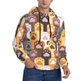 thumbnail image 1 of Hoodies for Men - Cat Paw K Long Sleeve Comfrt Men'S Fashion Hoodies & Sweatshirts, Sweatshirts for Men Hoodies Pullover Clothing Clothes with Pouch, 1 of 7