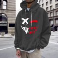thumbnail image 1 of Hoodies for Men Color Block Face 3D Print Hoodie,Long Sleeve Hooded Sweatshirt with Pocket,Loose Drawstring Pullover Tops, 1 of 4