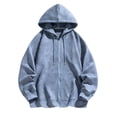 thumbnail image 1 of Hoodies for Men Full Zip Hoodie Long Sleeve Hooded Sweatshirt Pullover Lightweight Athletic Hoodies XL, 1 of 6