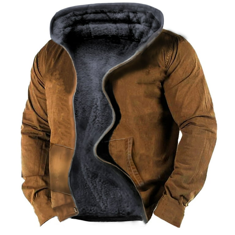 Mens zip up hoodies walmart hot sale