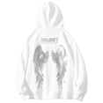 thumbnail image 1 of Hoodies for Men Graphic Hoodies for Men Street Style Rhinestone Hoodie Unisex Oversized Winter Lined Pullover, 1 of 8