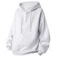 thumbnail image 1 of Hoodies for Men Half Zip Up Hoodie Drop Shoulder Casual Long Sleeve Pullover Solid Sweatshirt, 1 of 9