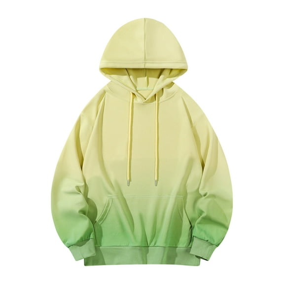 Hoodies for Men Lightweight Hip Hop Hippie Pullover Long Sleeve Going Out Tops with Pocket Unisex Couple