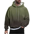 thumbnail image 1 of Hoodies for Men Loose Fit Gradient Hoodies Pullover Long Sleeve Hooded Collar Drawstring Casual Sweatshirt 2025, 1 of 6