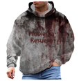 Hoodies for Men Male Autumn And Winter Sweatshirt Full Print Long
