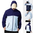 thumbnail image 1 of Hoodies for Men Men's Solid Color Outdoor Climb Sport Run Pocket Zipper Long Sleeved Hooded White Xl, 1 of 9