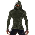 thumbnail image 1 of Hoodies for Men Sun Protection Hooded Sweatshirt Athletic Performance Moisture Wicking Gym Workout Top L, 1 of 3