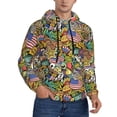 thumbnail image 1 of Hoodies for Men - USA 1 Long Sleeve Comfrt Men'S Fashion Hoodies & Sweatshirts, Sweatshirts for Men Hoodies Pullover Clothing Clothes with Pouch, 1 of 7