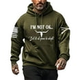 thumbnail image 1 of Hoodies for Men Veteran Patriotic Sports Drop Shoulder Print Hoodie with Pocket Fall Lightweight Streetwear Loose Mens Hoodies Pullover, 1 of 4