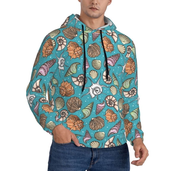 Hoodies for Men - cute conch Long Sleeve Comfrt Men'S Fashion Hoodies & Sweatshirts, Sweatshirts for Men Hoodies Pullover Clothing Clothes with Pouch
