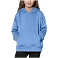 thumbnail image 1 of Hoodies for Teen Girls Cute Oversized Trendy Long Sleeve Hooded Kids Sweatshirts Fall Winter Youth Preppy Clothes, 1 of 9