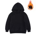 thumbnail image 1 of Hoodies for Teen Girls Trendy Girls Fuzzy Fleece Pullover Hoodies Sweatshirt Casual Sherpa Winter Tops Warm Outwear Coat with Pockets 4-14 Years, 1 of 6