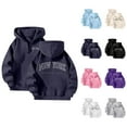 thumbnail image 1 of Hoodies for Women 2025 New York Hoodie Long Sleeve Loose Graphic Y2K Hoody Hooded Sweatshirt Women Pullover, 1 of 4