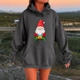 thumbnail image 1 of Hoodies for Women Christmas Print Long Sleeve Pullover Oversized Soft Cozy Sweatshirt with Pocket Holiday Casual Fall Winter Warm Top, 1 of 4