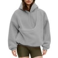 thumbnail image 1 of Hoodies for Women Hoodie Winter Warm Cat Mom Hooded Sweatshirt Funny Hoodie Hemlock, 1 of 6