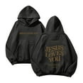 thumbnail image 1 of Hoodies for Women Jesus Hoodies Letter Print Christian Sweatshirt Oversized Hoodies for Women Pullover Fall Outfits Women Workout Wear, 1 of 5